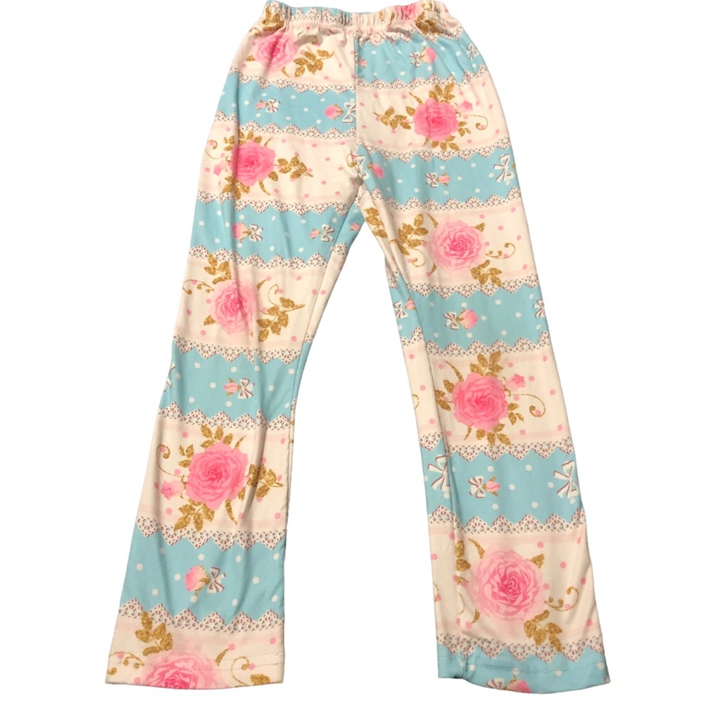 ❗️SOLD❗️Floral Lace Princess Design Leggings • - Picture 6 of 8